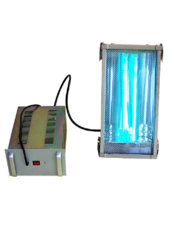 Microwave electrodeless UV pump double lamp tube a...