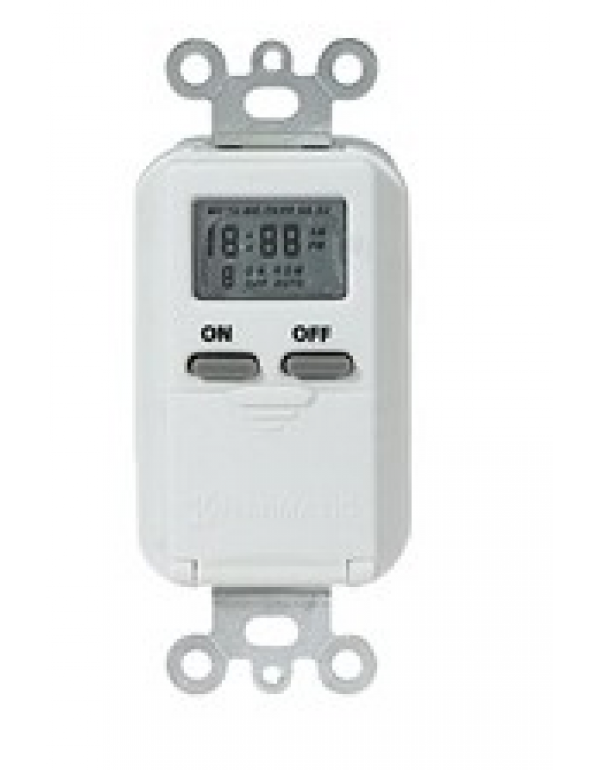 IW505K - 15 Amp Digital In Wall Timer - 7 ON/OFF E...